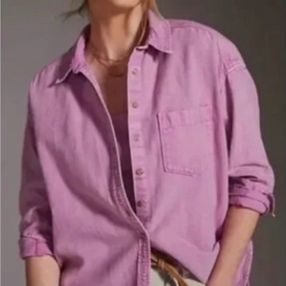 Pilcro Bennet Oversized Oxford button down